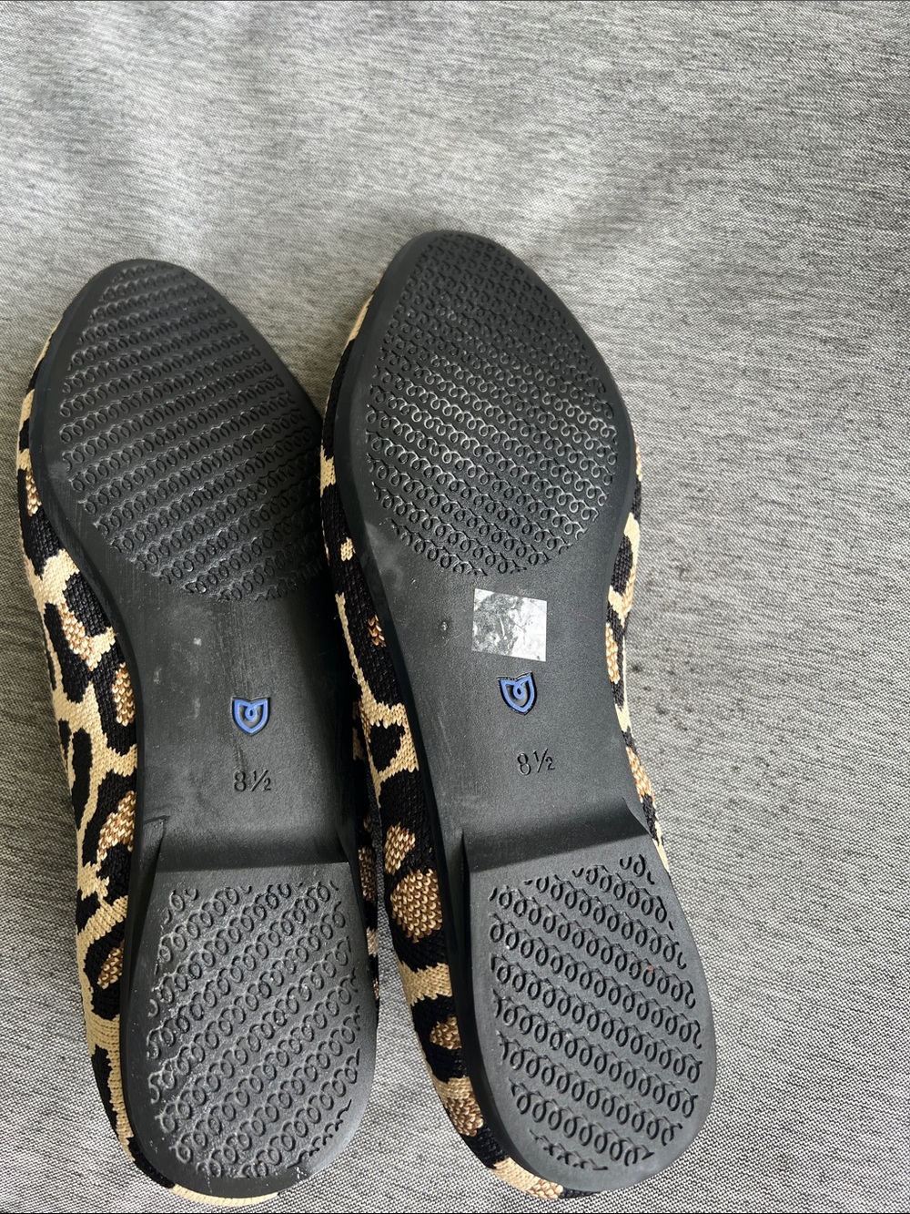 Rothy's Leopard Knit Loafers - Black & Tan - Picture 6 of 8